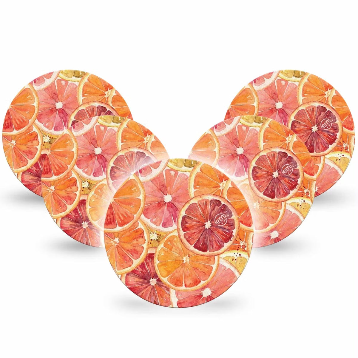 ExpressionMed OverPatch Oranges Adhesive Patch Freestyle Libre 2 or 3