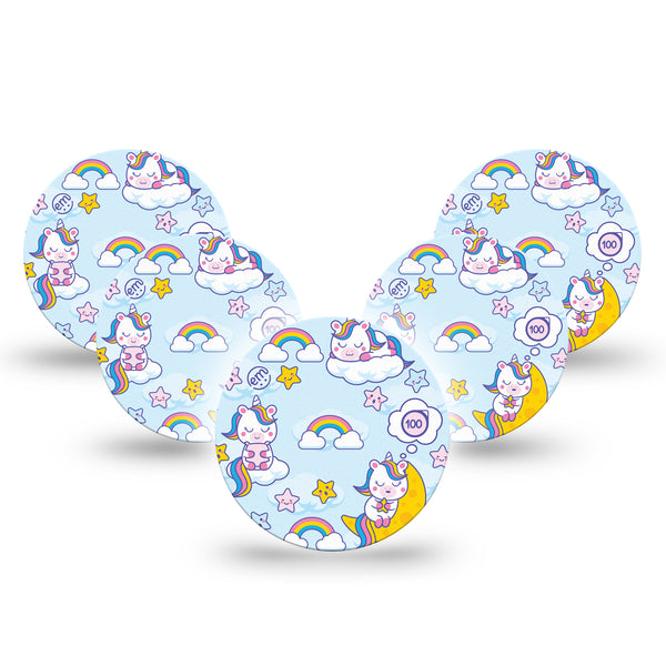 ExpressionMed OverPatch Sleeping Unicorns Adhesive Patch Freestyle Lib ...