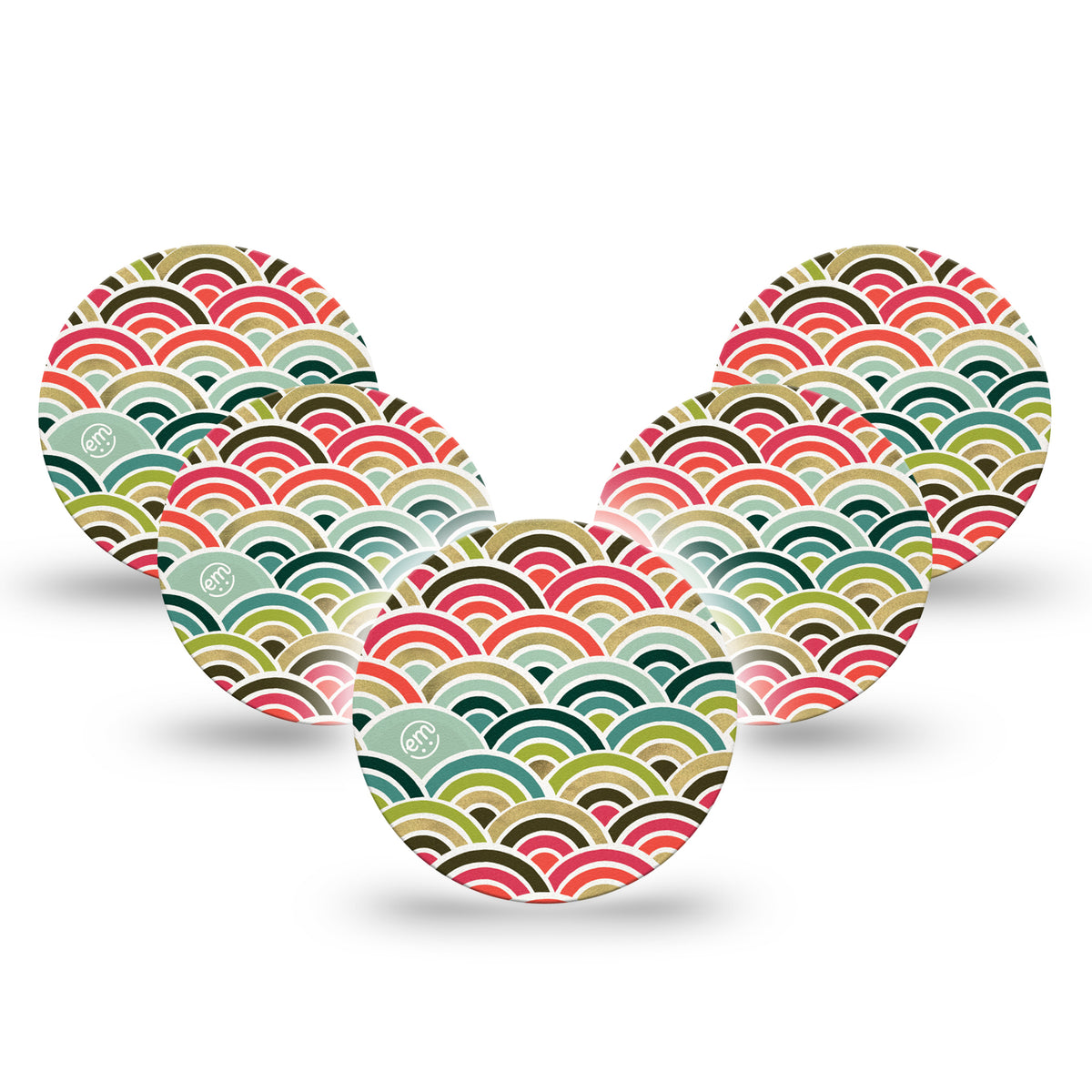 ExpressionMed OverPatch Coral Mint Adhesive Patch Freestyle Libre 3