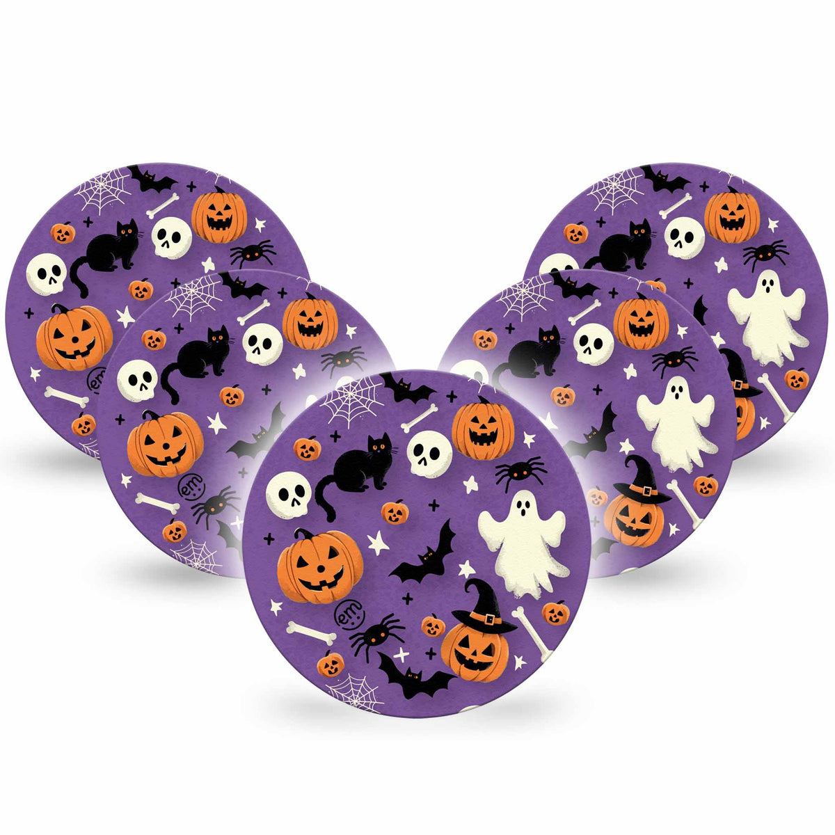 ExpressionMed OverPatch Happy Halloween Adhesive Patch Freestyle Libre 2 or 3