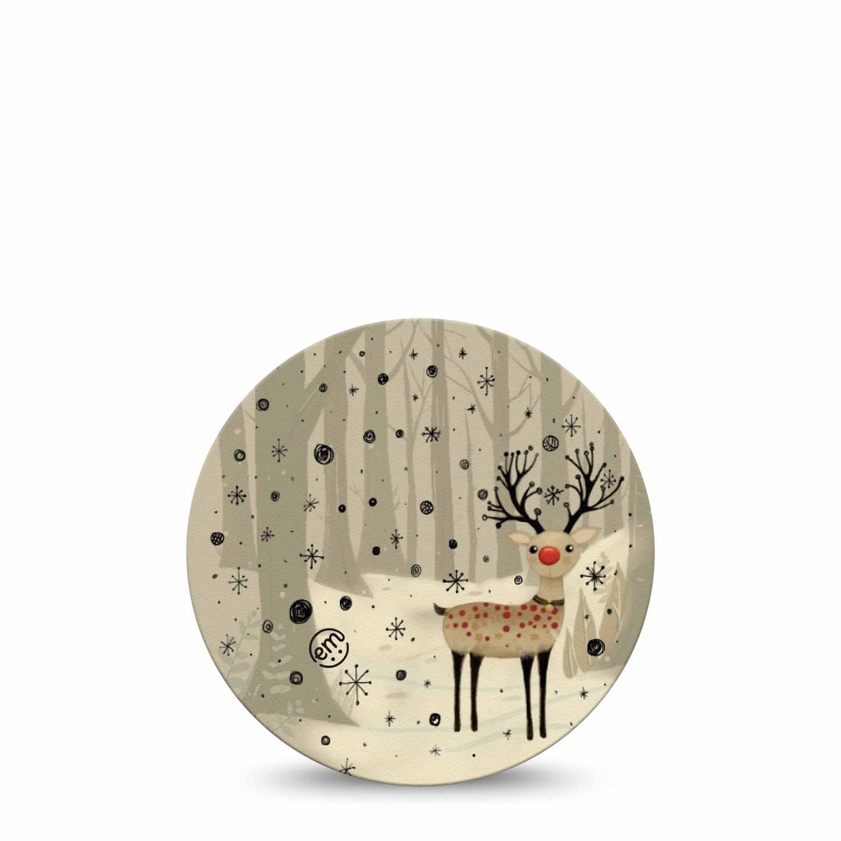 ExpressionMed OverPatch Woodland Reindeer Adhesive Patch Freestyle Libre 2 or 3