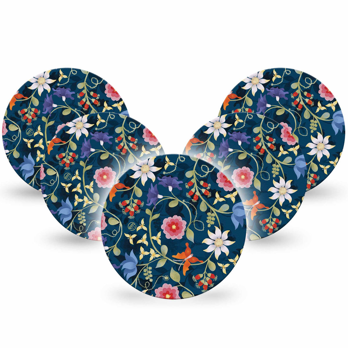 ExpressionMed OverPatch Floral Folklore Adhesive Patch Freestyle Libre 2 or 3