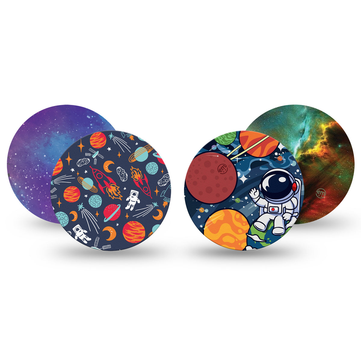 ExpressionMed OverPatch Space Adventure 4 Pack Freestyle Libre 2 or 3