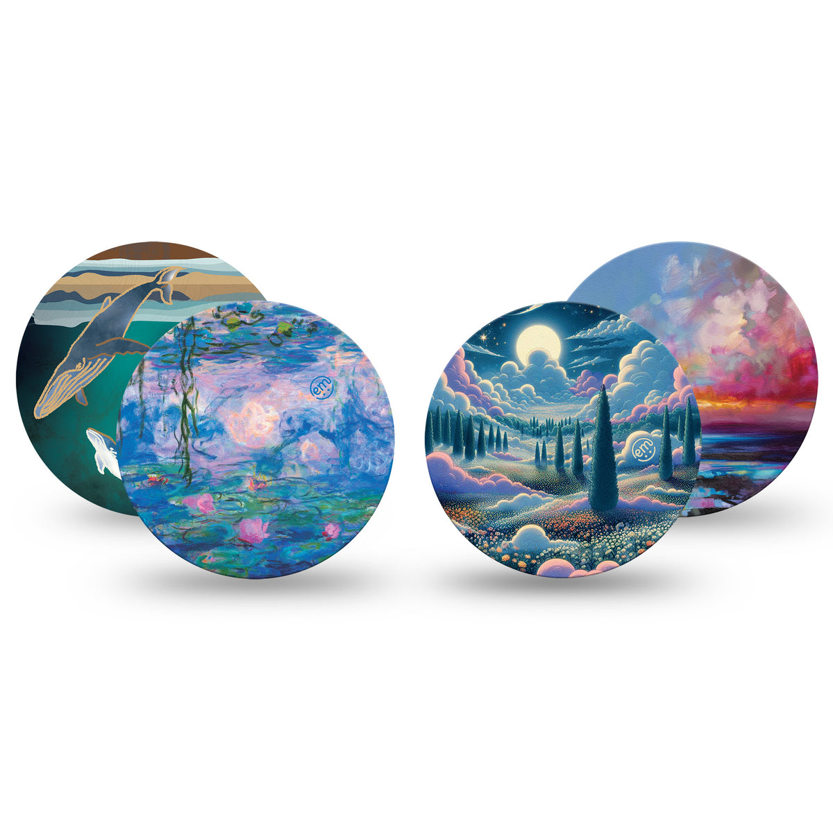ExpressionMed OverPatch Spirited Away 4 Pack Freestyle Libre 2 or 3