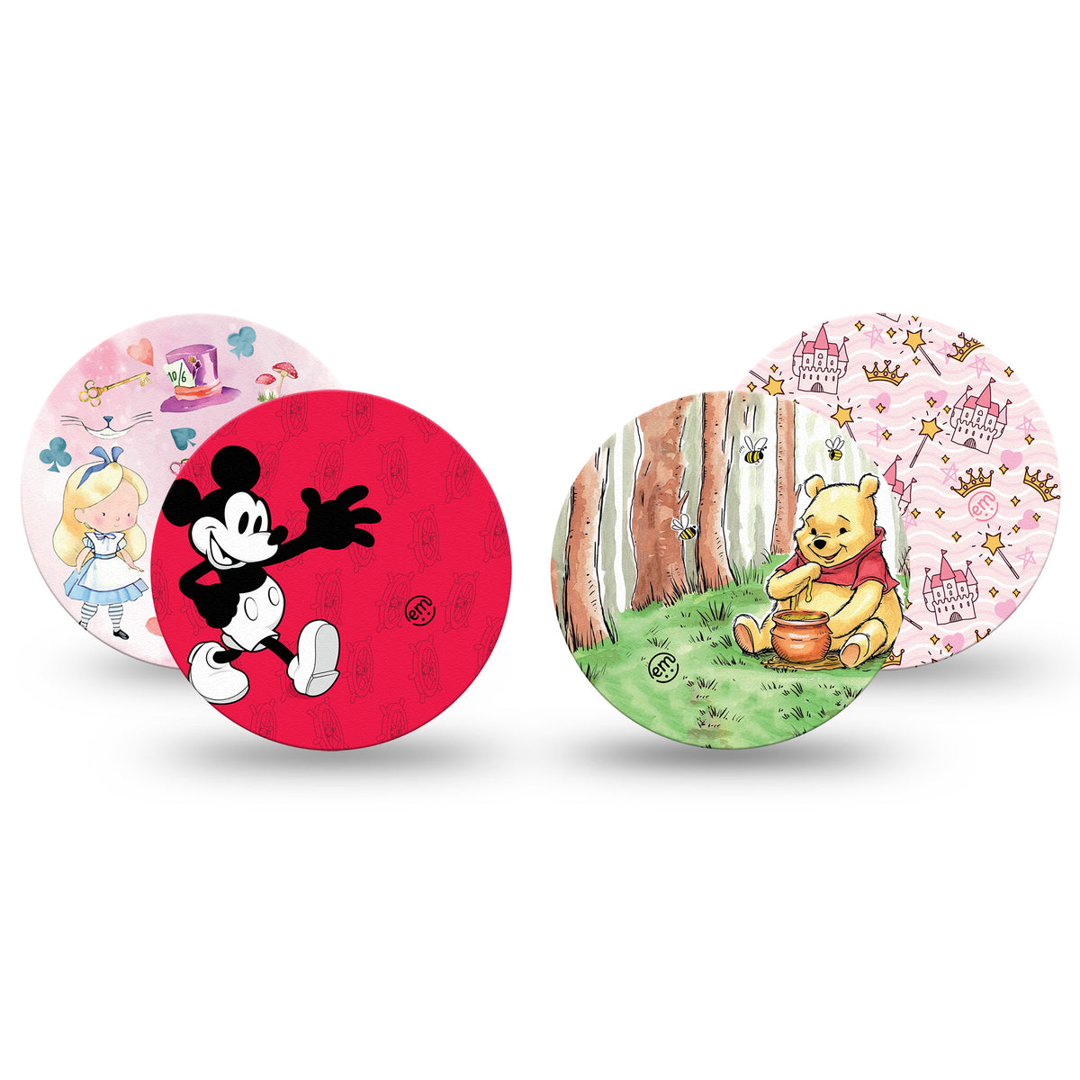 ExpressionMed OverPatch Storybook Magic 4 Patch Pack Freestyle Libre 2 or 3