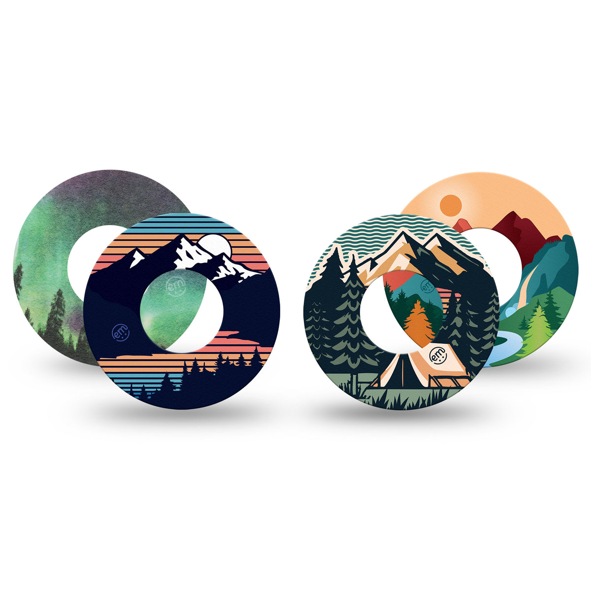 ExpressionMed Tranquil Trails Variety 4 Patch Pack Freestyle Libre 2