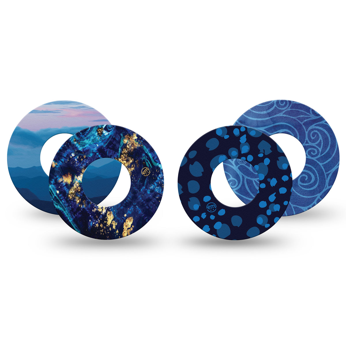 ExpressionMed Deep Currents Variety 4 Patch Pack Freestyle Libre 2