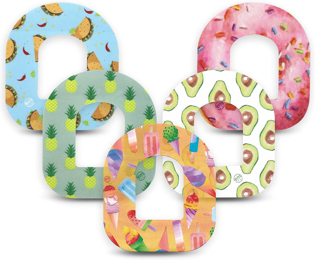 ExpressionMed Omnipod Yummy Foods Variety Patch 5 Pack