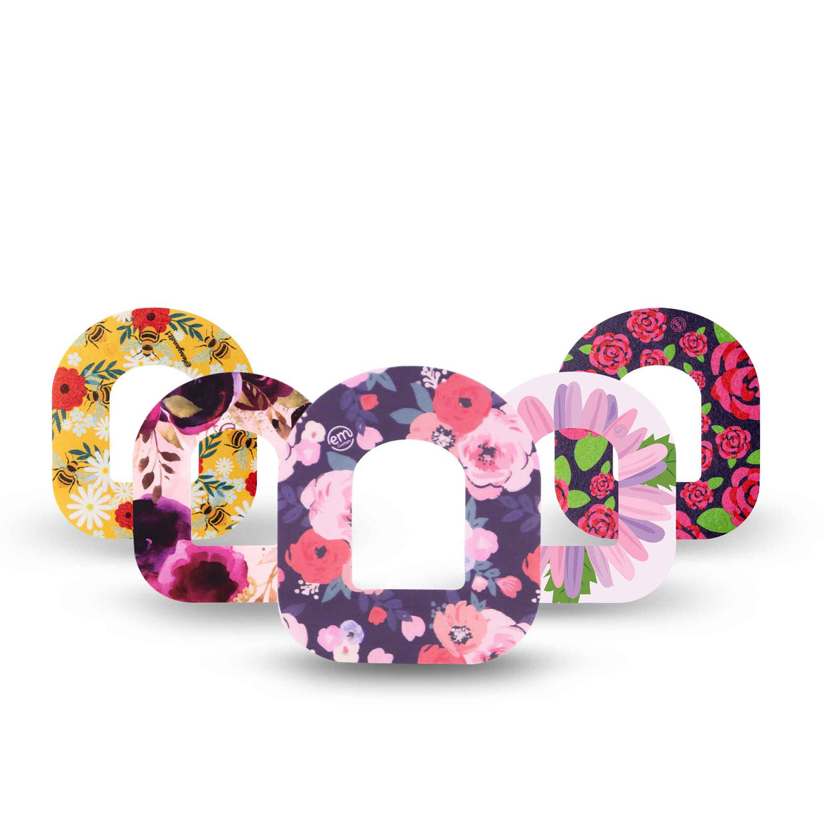 ExpressionMed Omnipod Wildflower Variety Patch 5 Pack