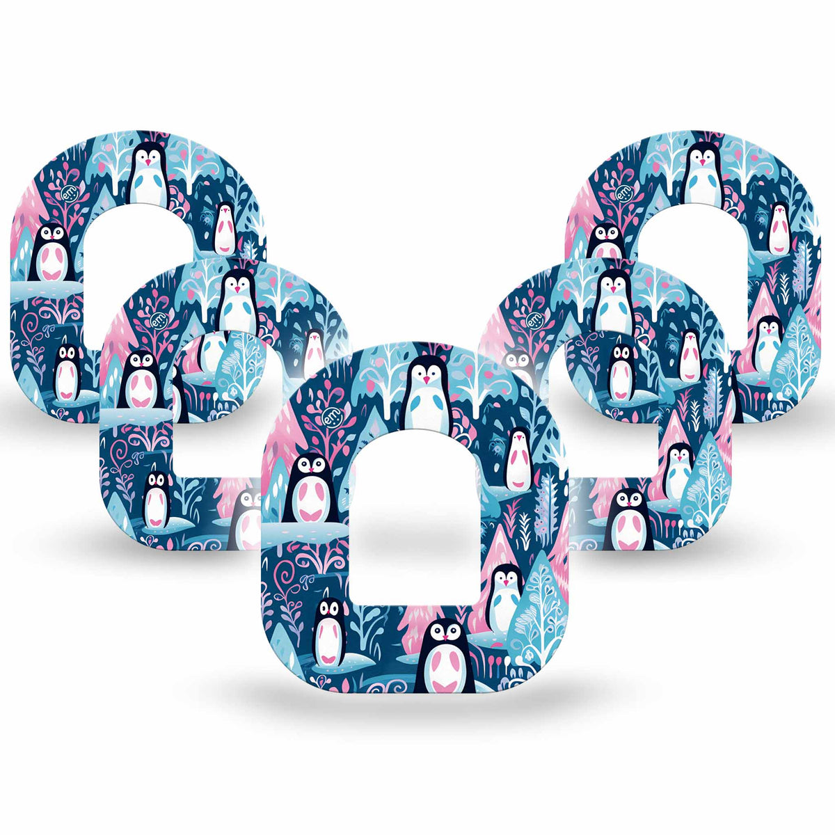 ExpressionMed Penguins Adhesive Patch Omnipod