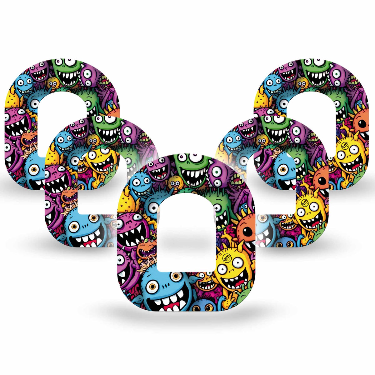 ExpressionMed Funky Monsters Adhesive Patch Omnipod