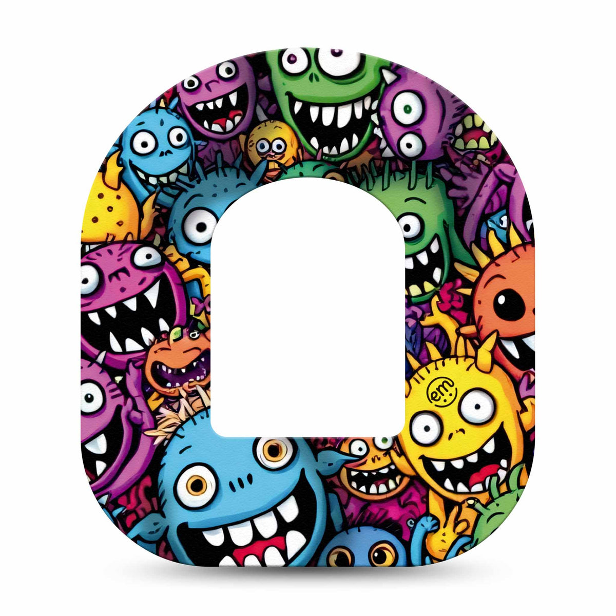 ExpressionMed Funky Monsters Adhesive Patch Omnipod