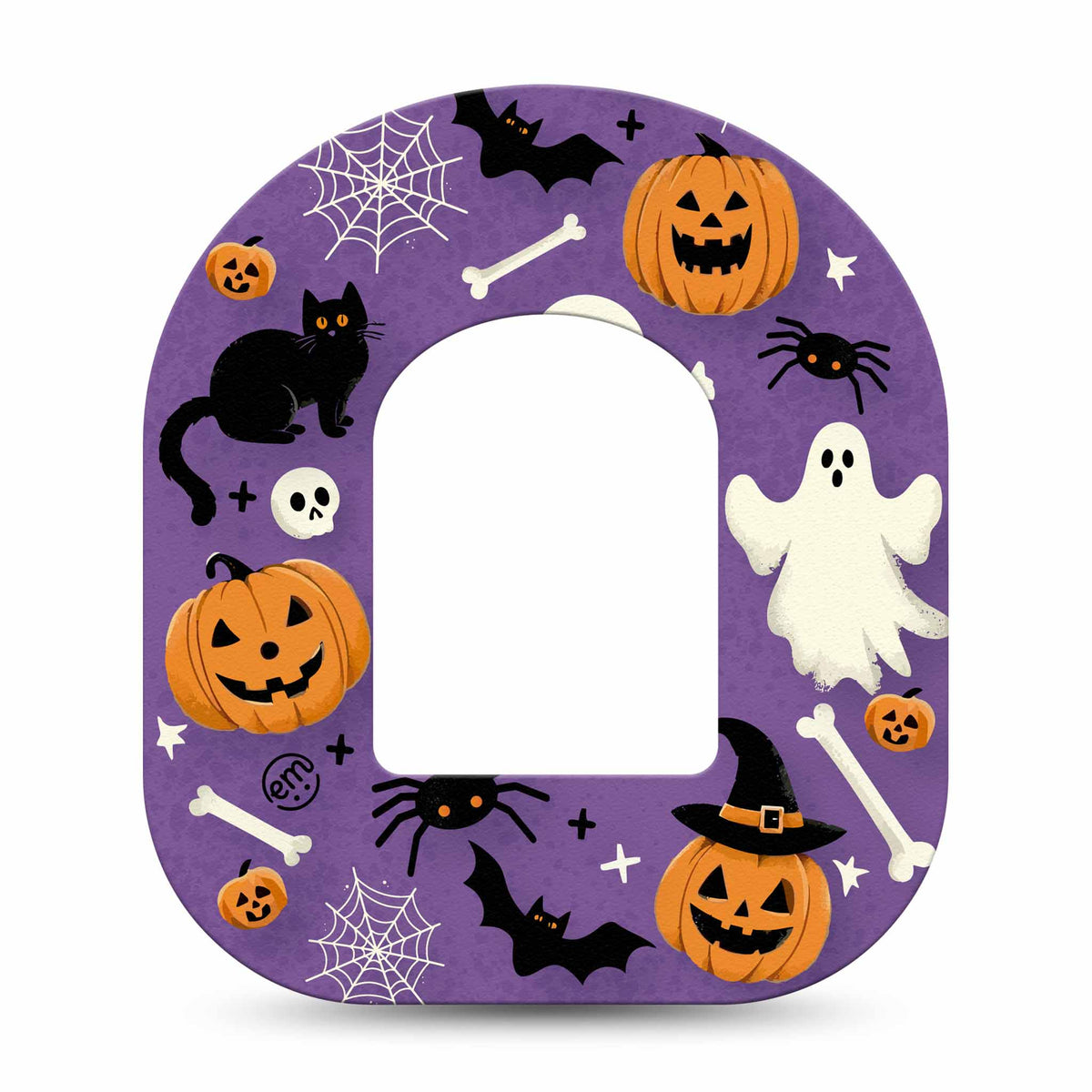 ExpressionMed Happy Halloween Adhesive Patch Omnipod