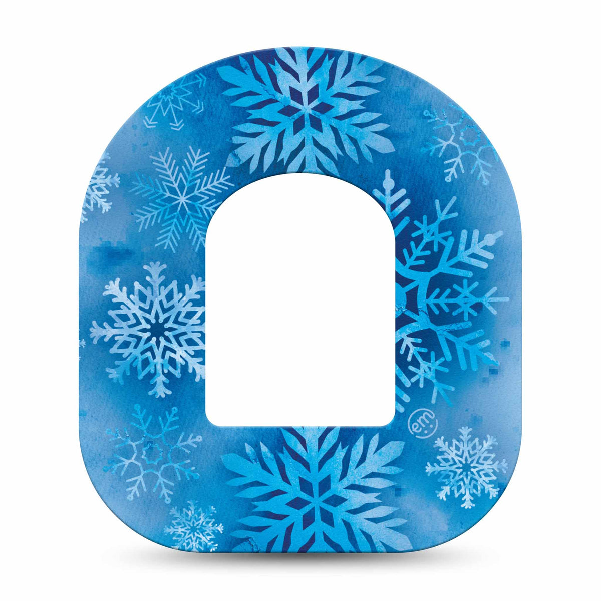 ExpressionMed Falling Snow Adhesive Patch Omnipod