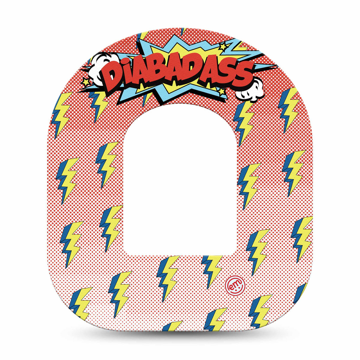 ExpressionMed Diabadass Adhesive Patch Omnipod