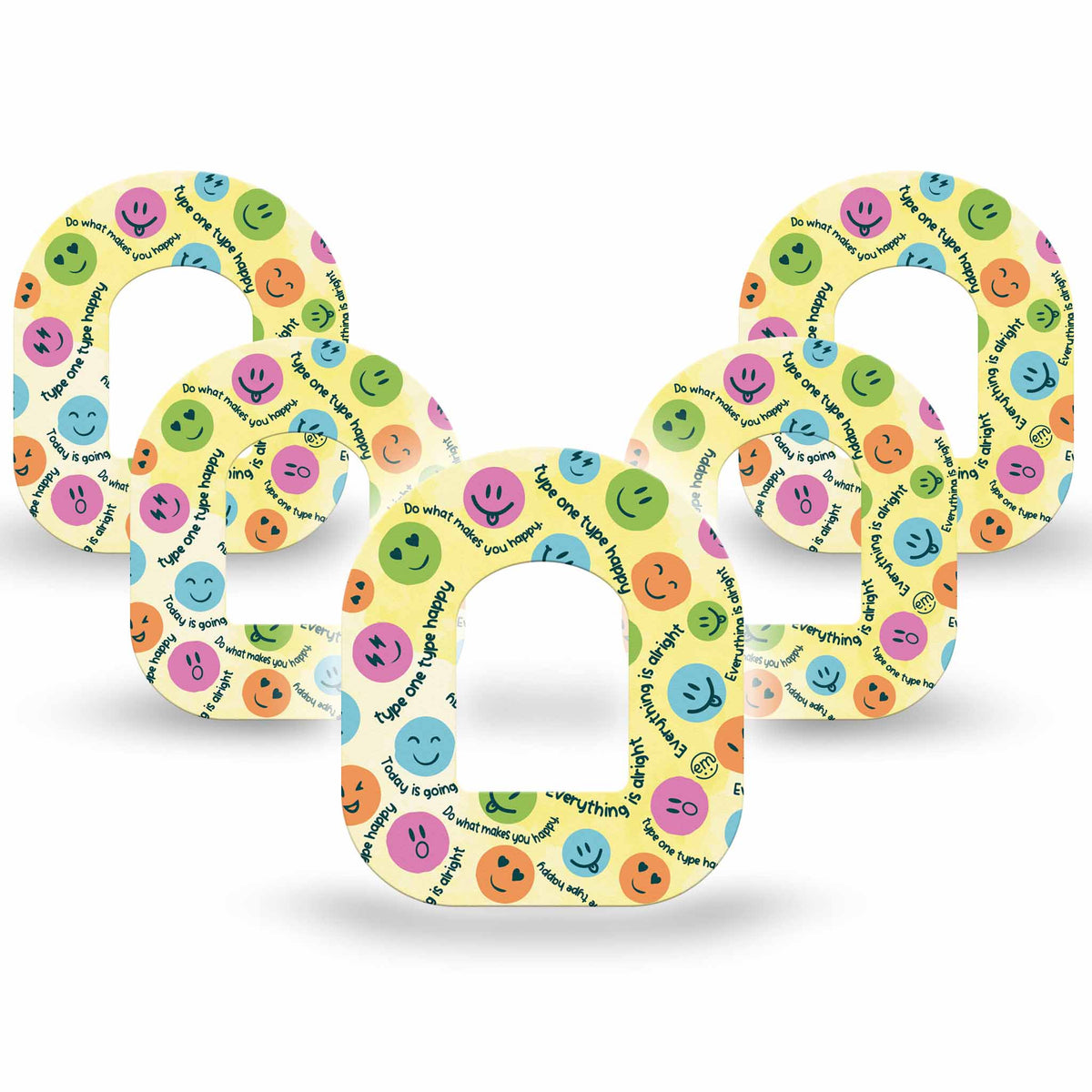 ExpressionMed Smileys Adhesive Patch Omnipod