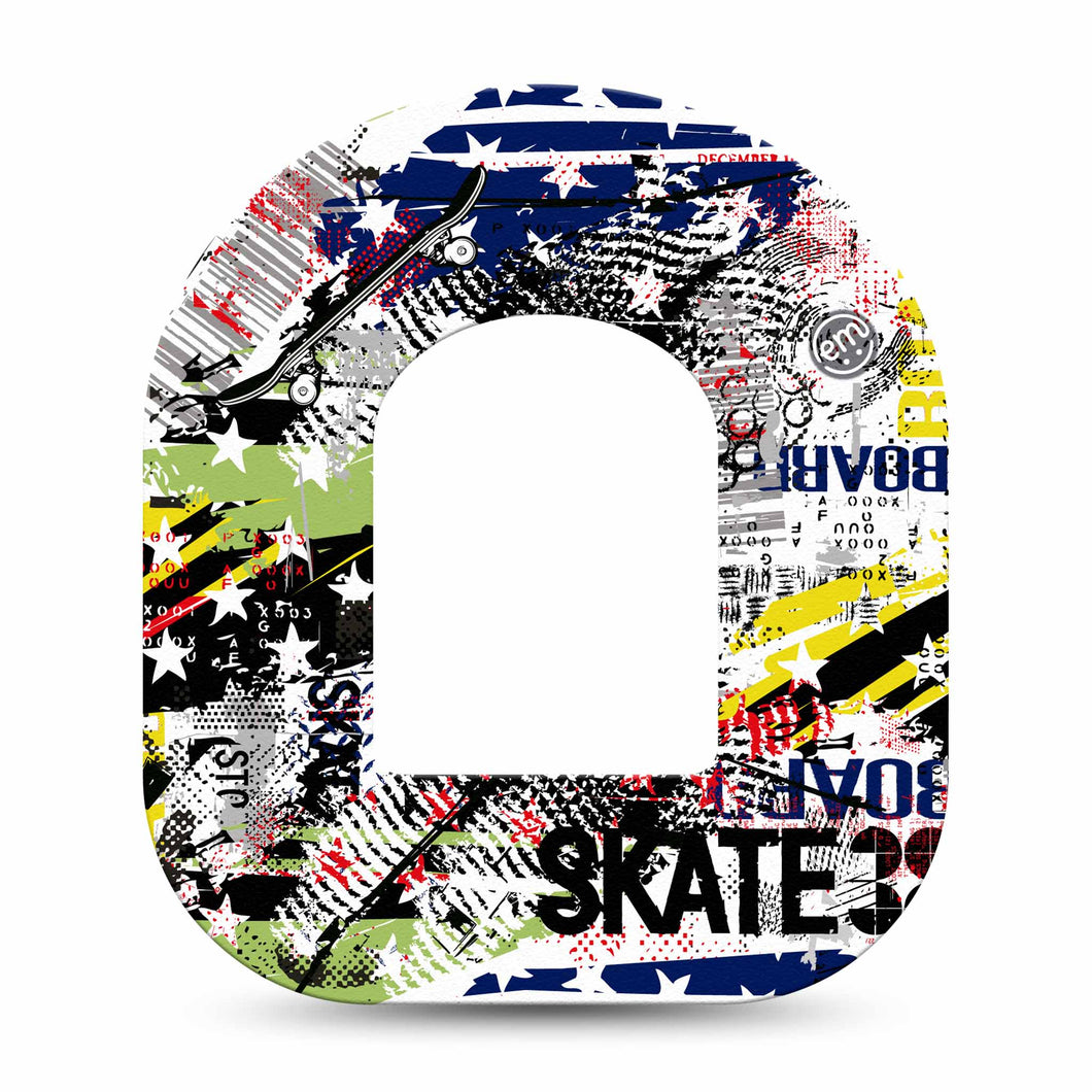 ExpressionMed Skateboard Adhesive Patch Omnipod