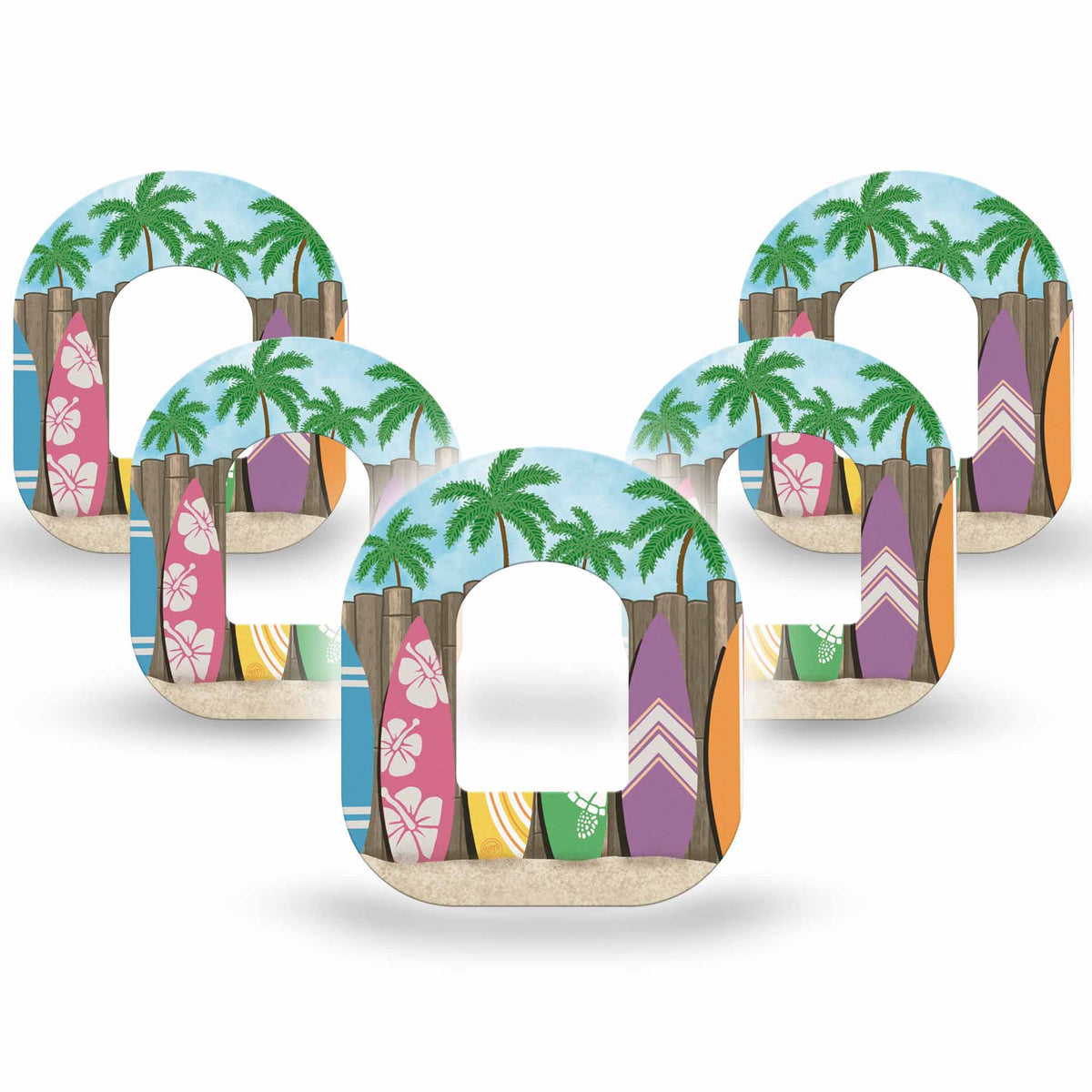 ExpressionMed Surfs Up Adhesive Patch Omnipod