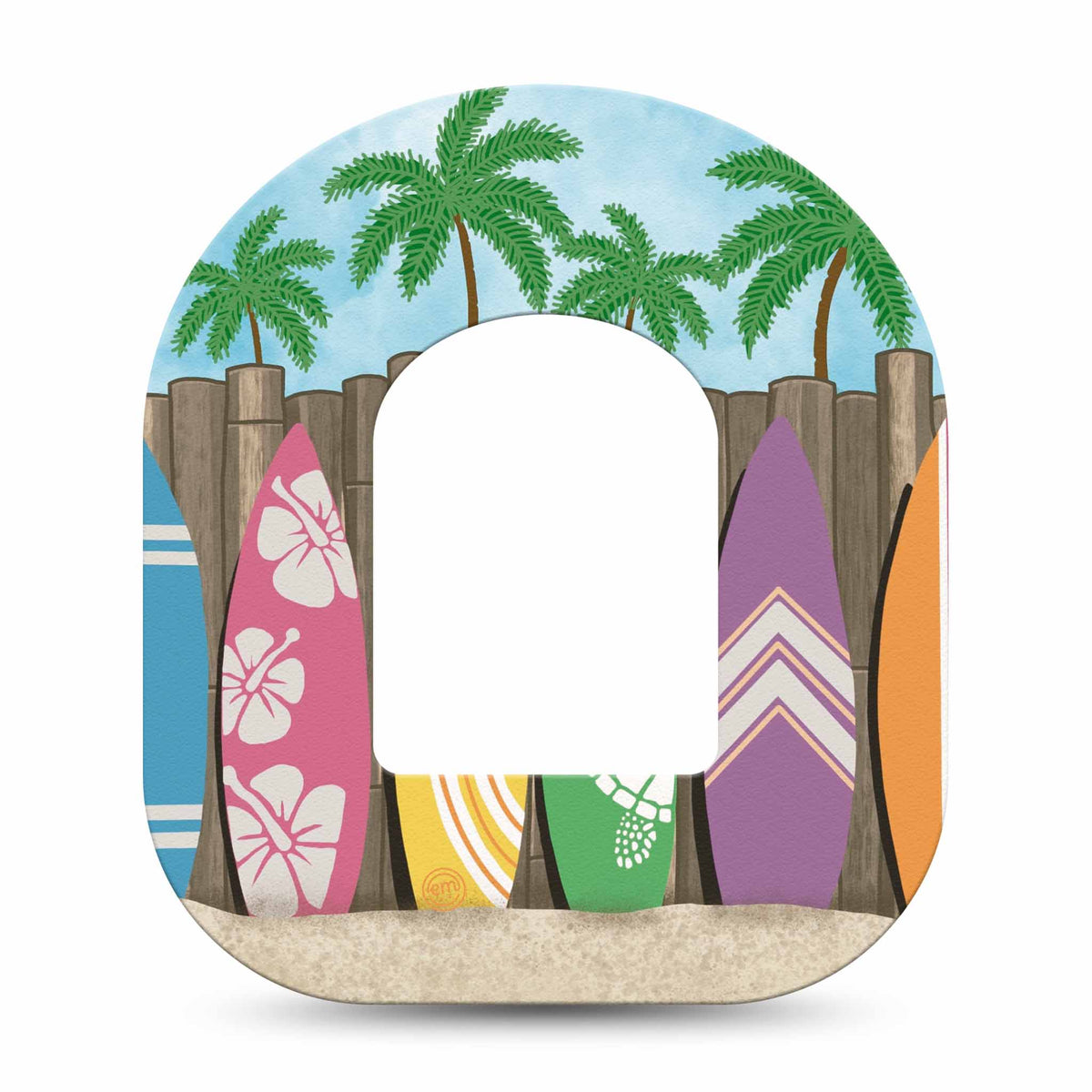ExpressionMed Surfs Up Adhesive Patch Omnipod