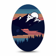 ExpressionMed Retro Mountains Adhesive Patch Oval