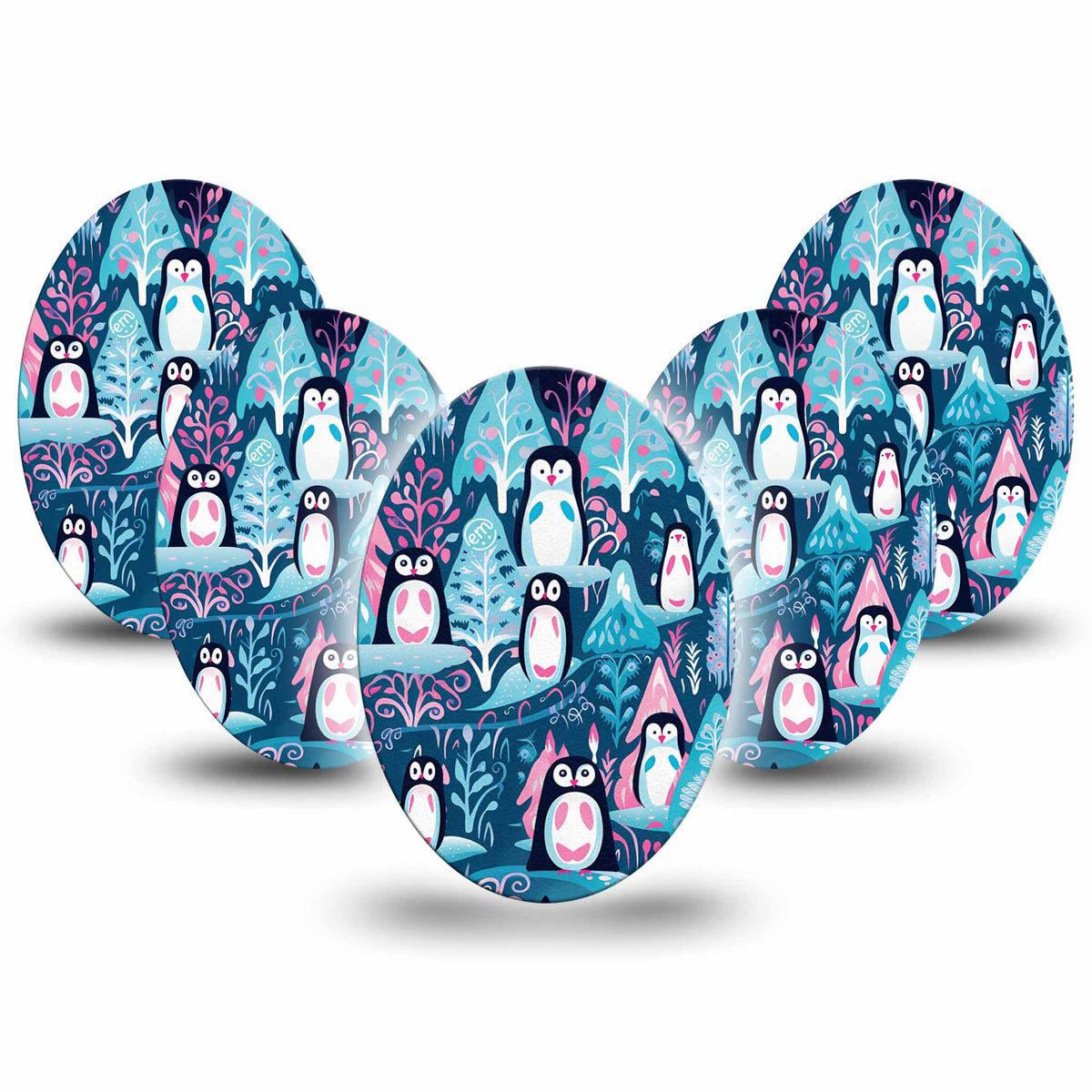 ExpressionMed Penguins Adhesive Patch Oval