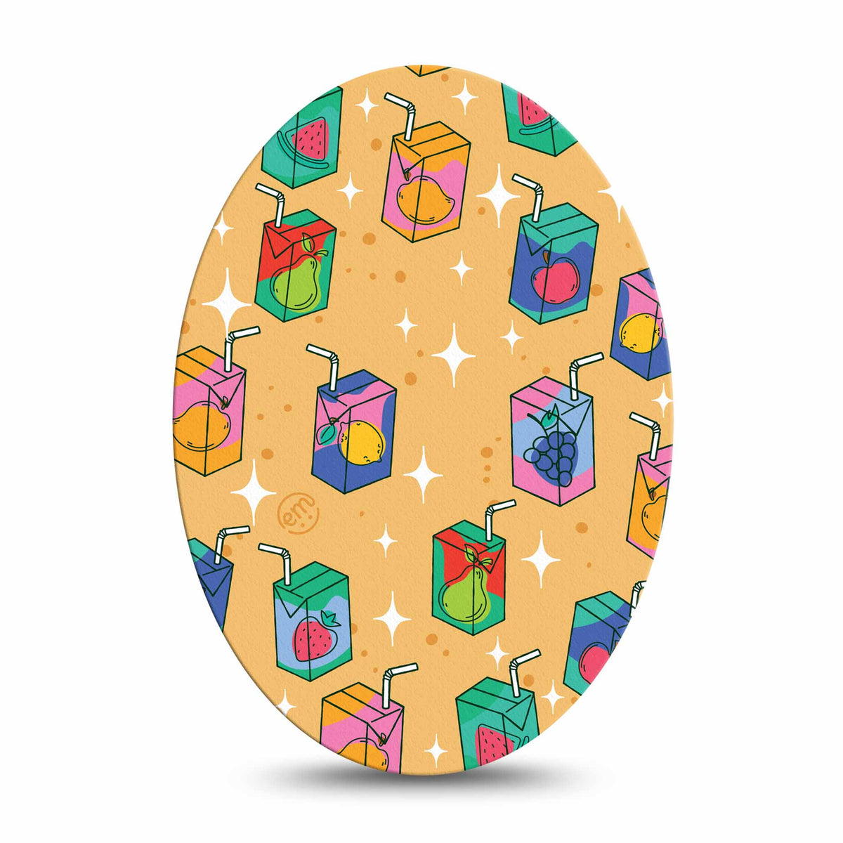 ExpressionMed Juicebox Adhesive Patch Oval