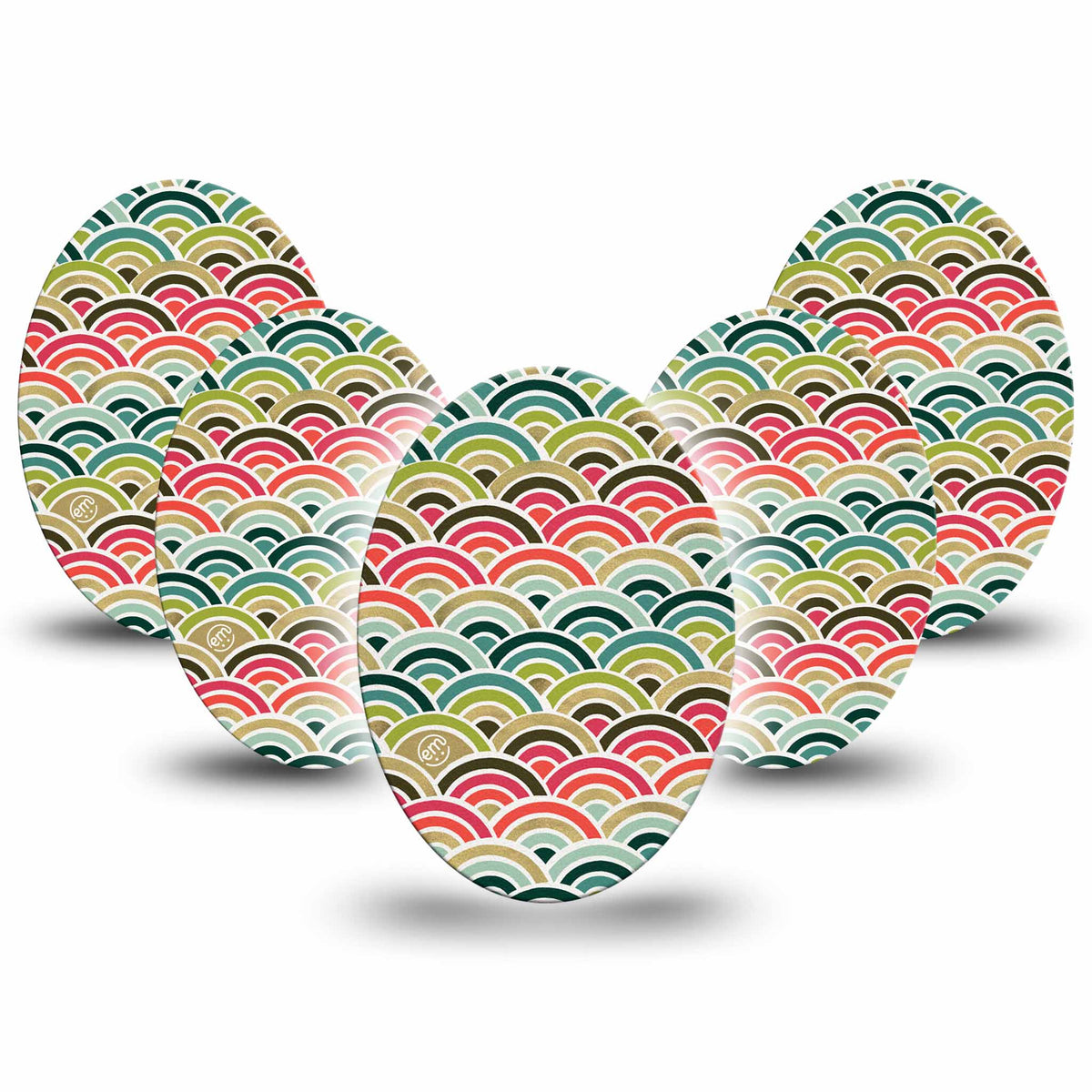 ExpressionMed Coral Mint Adhesive Patch Oval