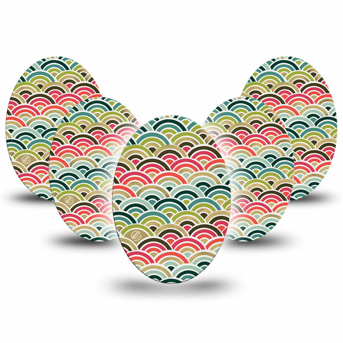 ExpressionMed Coral Mint Adhesive Patch Oval