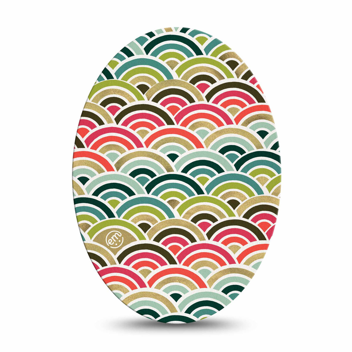 ExpressionMed Coral Mint Adhesive Patch Oval