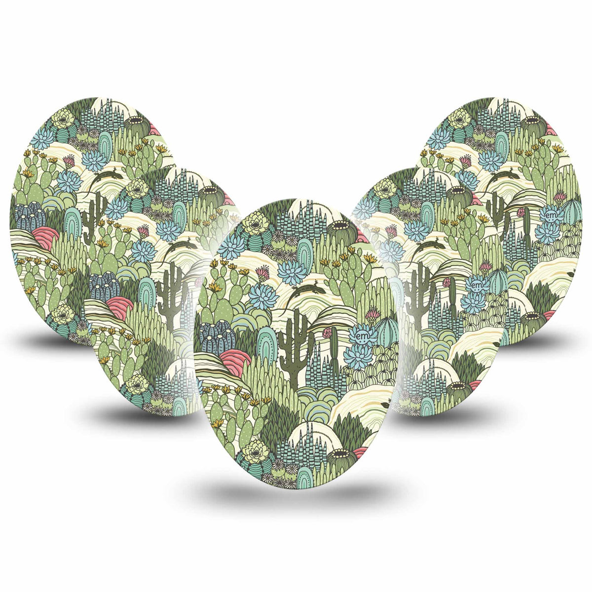 ExpressionMed Cactus Adhesive Patch Oval