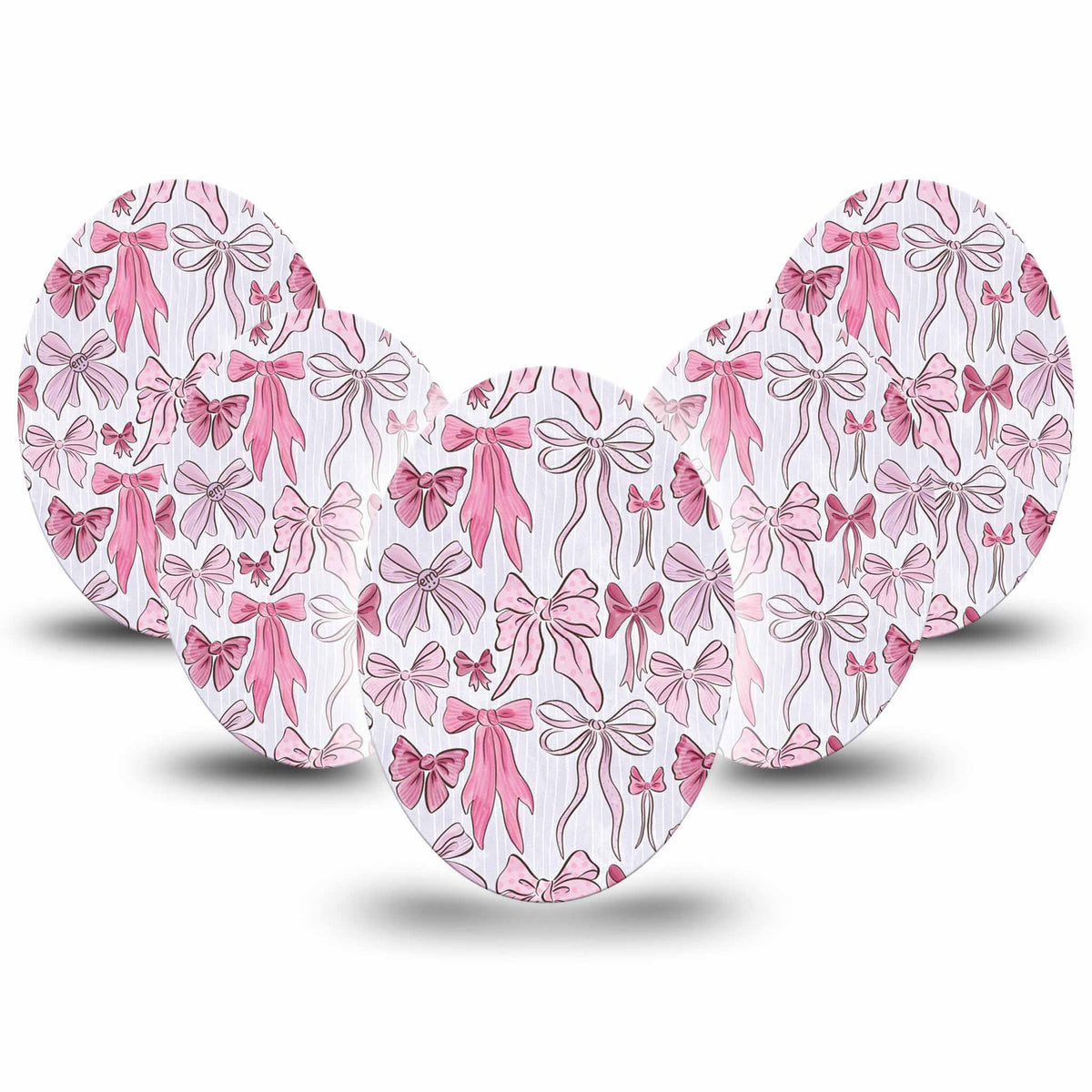 ExpressionMed Bows and Ribbons Adhesive Patch Oval