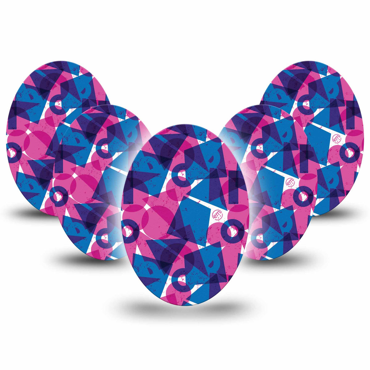 ExpressionMed Violet Vortex Adhesive Patch Oval