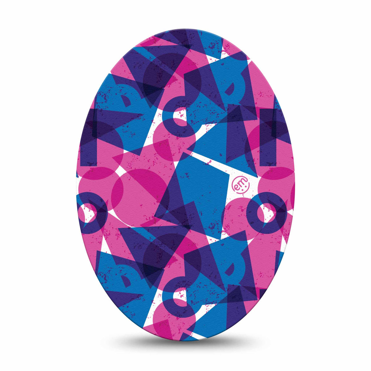 ExpressionMed Violet Vortex Adhesive Patch Oval