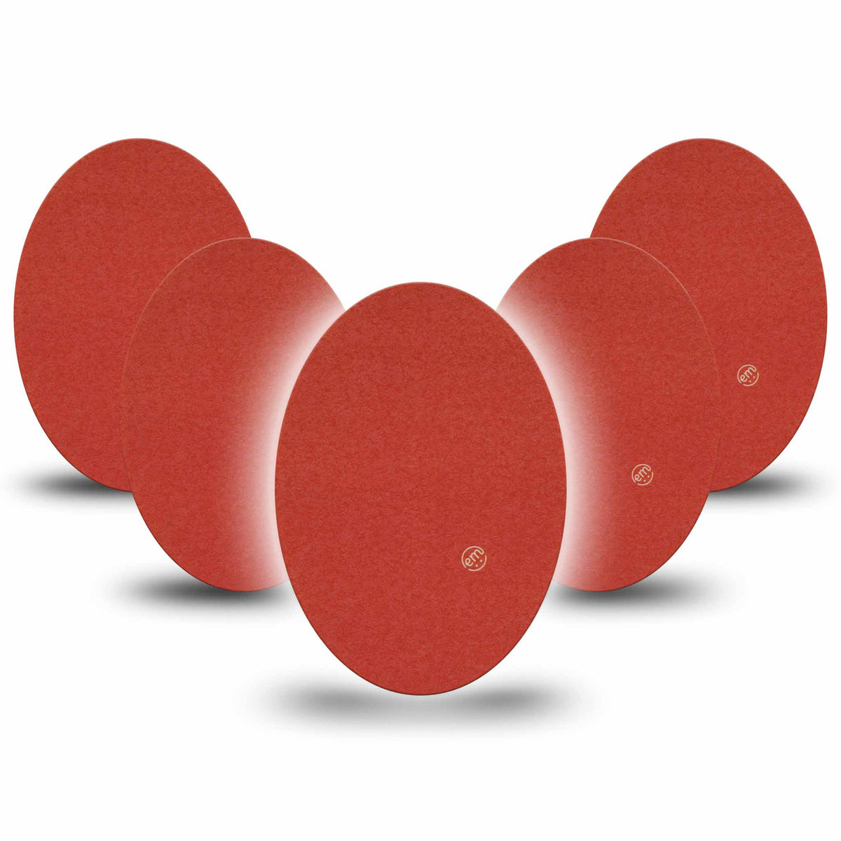 ExpressionMed Cherry Red Adhesive Patch Oval