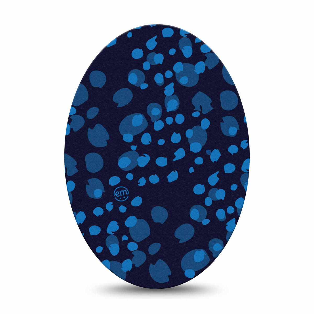 ExpressionMed Blue Drops Adhesive Patch Oval