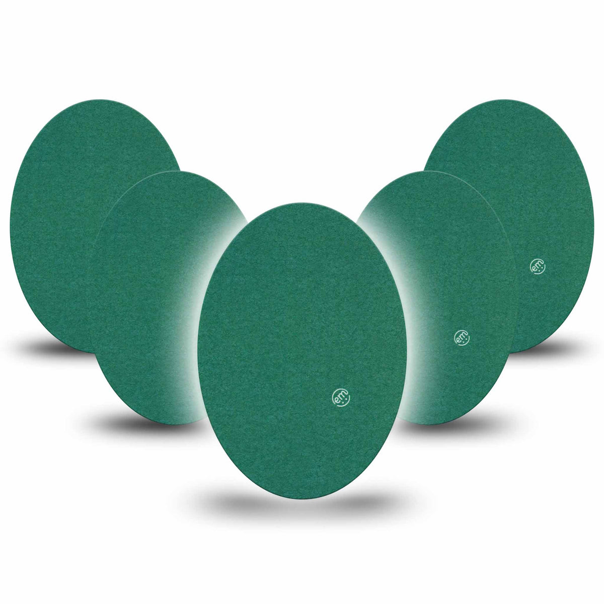 ExpressionMed Forest Green Adhesive Patch Oval
