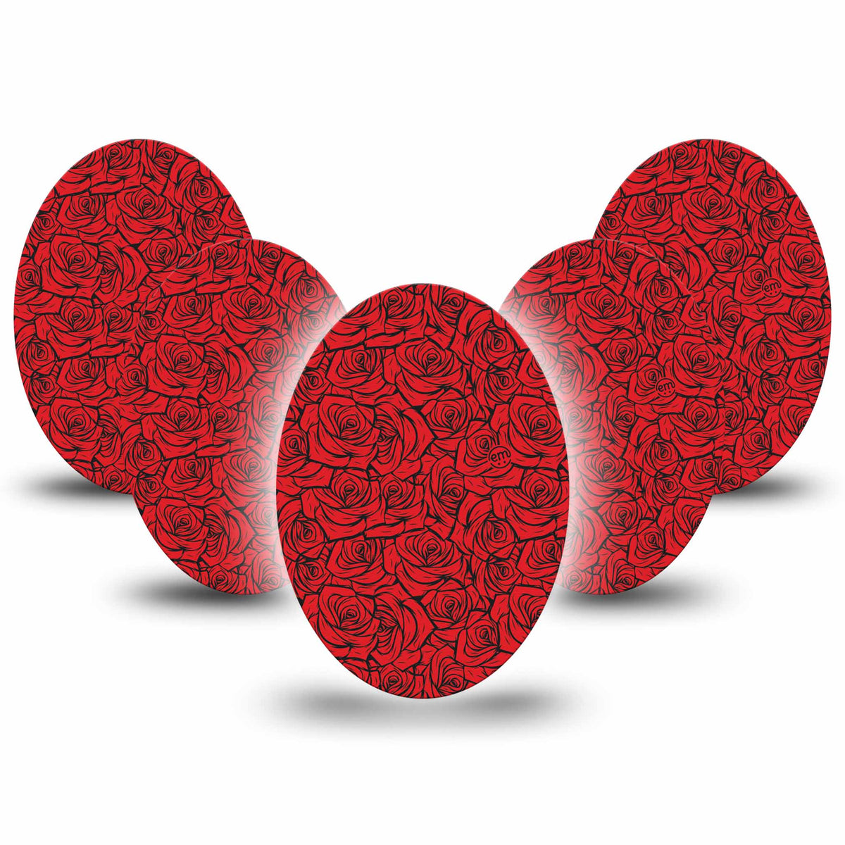 ExpressionMed Roses Adhesive Patch Oval