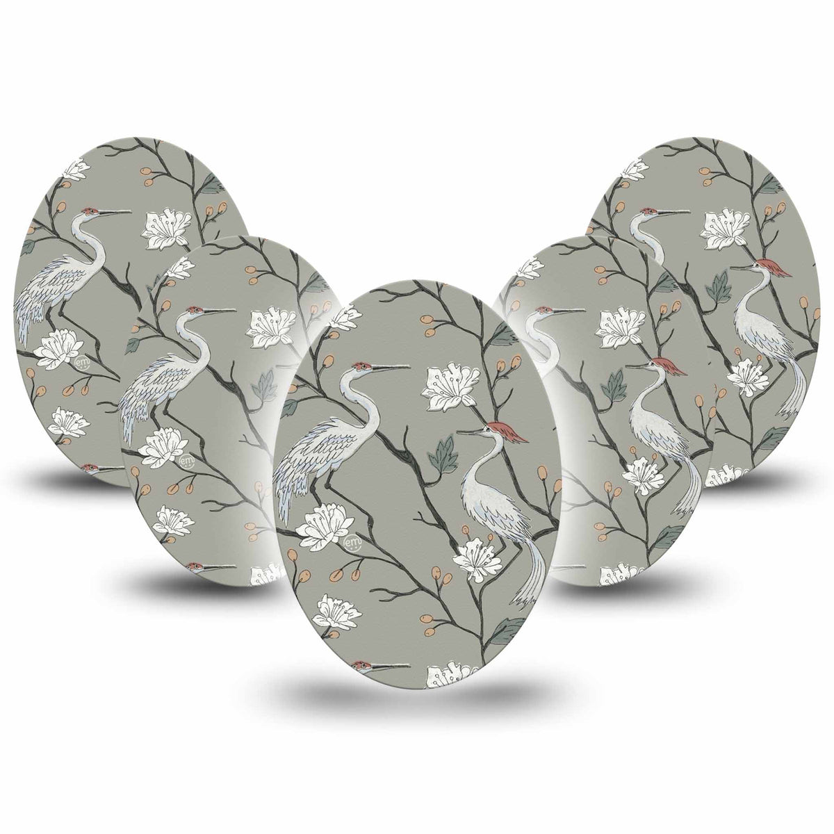 ExpressionMed Cranes Adhesive Patch Oval