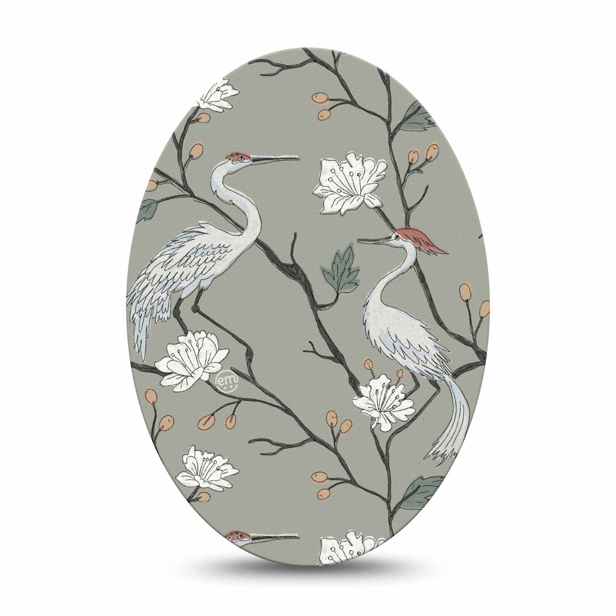 ExpressionMed Cranes Adhesive Patch Oval