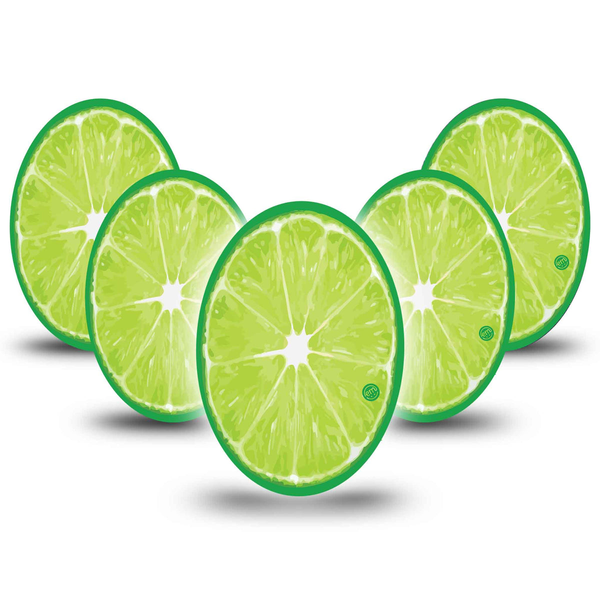 ExpressionMed Lime Adhesive Patch Oval