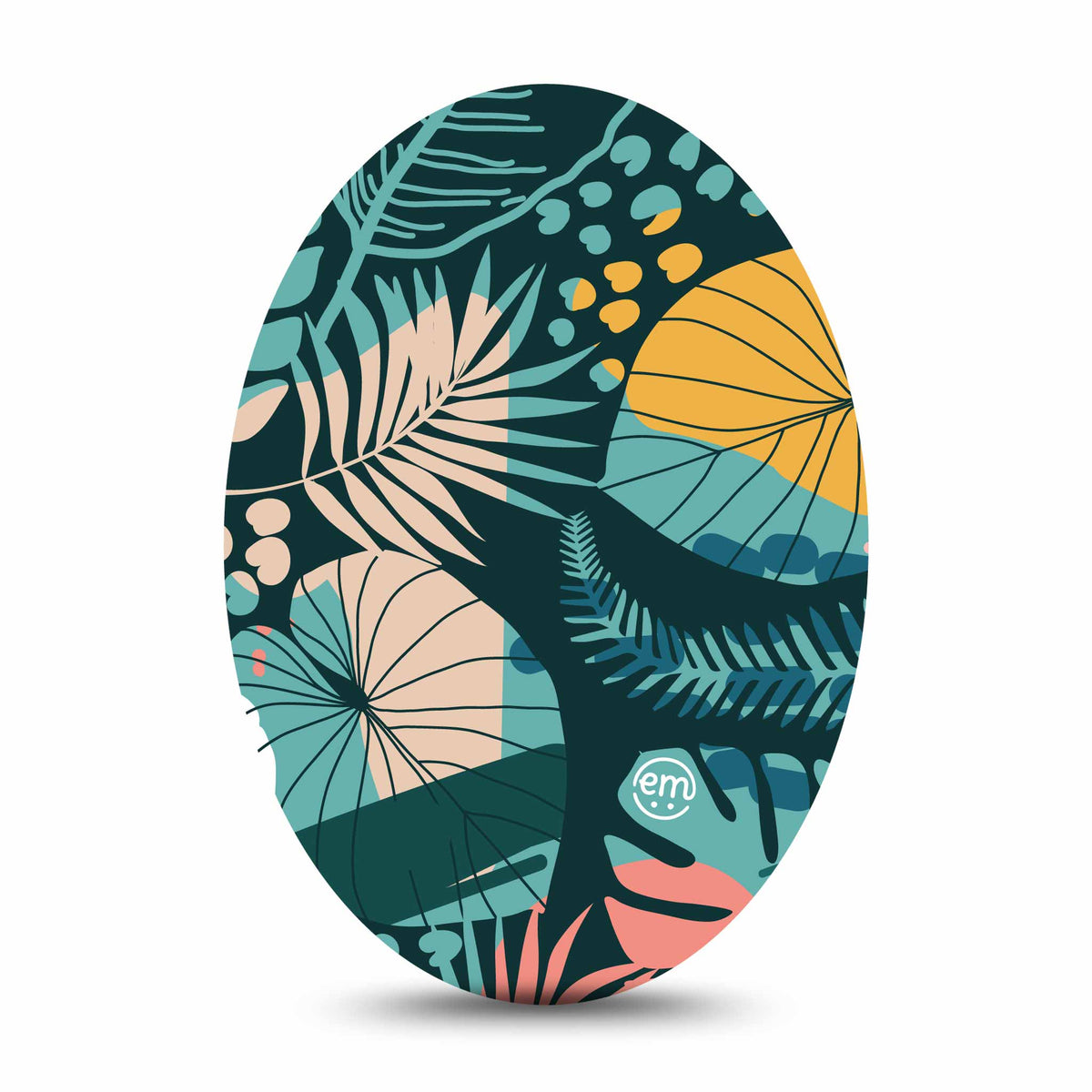 ExpressionMed Jungle Tropics Adhesive Patch Oval