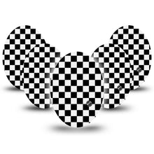 ExpressionMed Checkered Adhesive Patch Oval