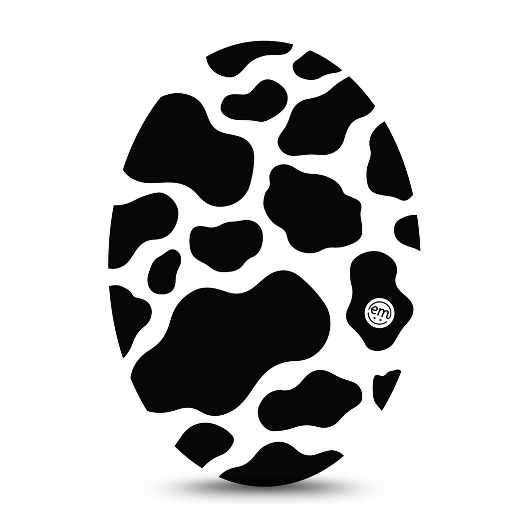 ExpressionMed Cow Print Adhesive Patch Oval