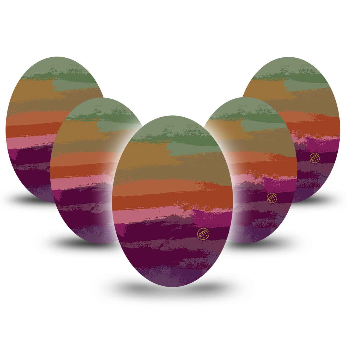ExpressionMed Falling Colours Adhesive Patch Oval