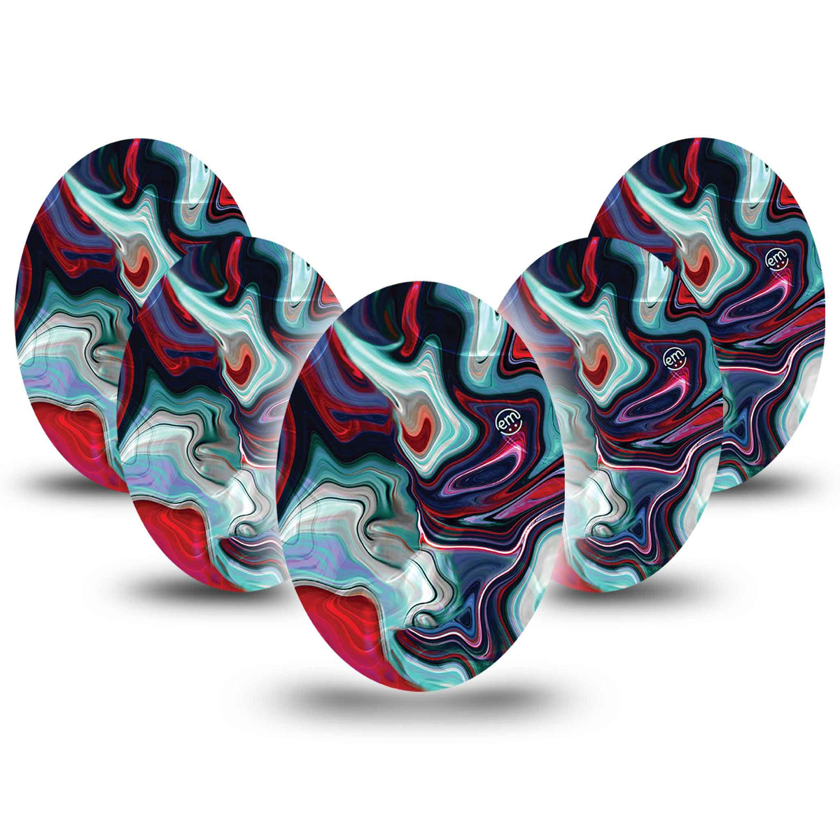 ExpressionMed Moody Marble Adhesive Patch Oval