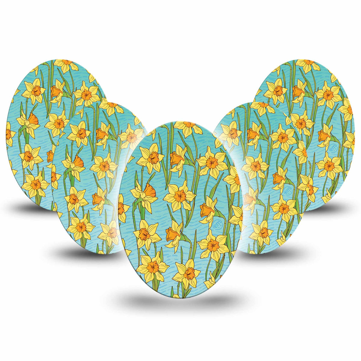 ExpressionMed Daffodils Adhesive Patch Oval