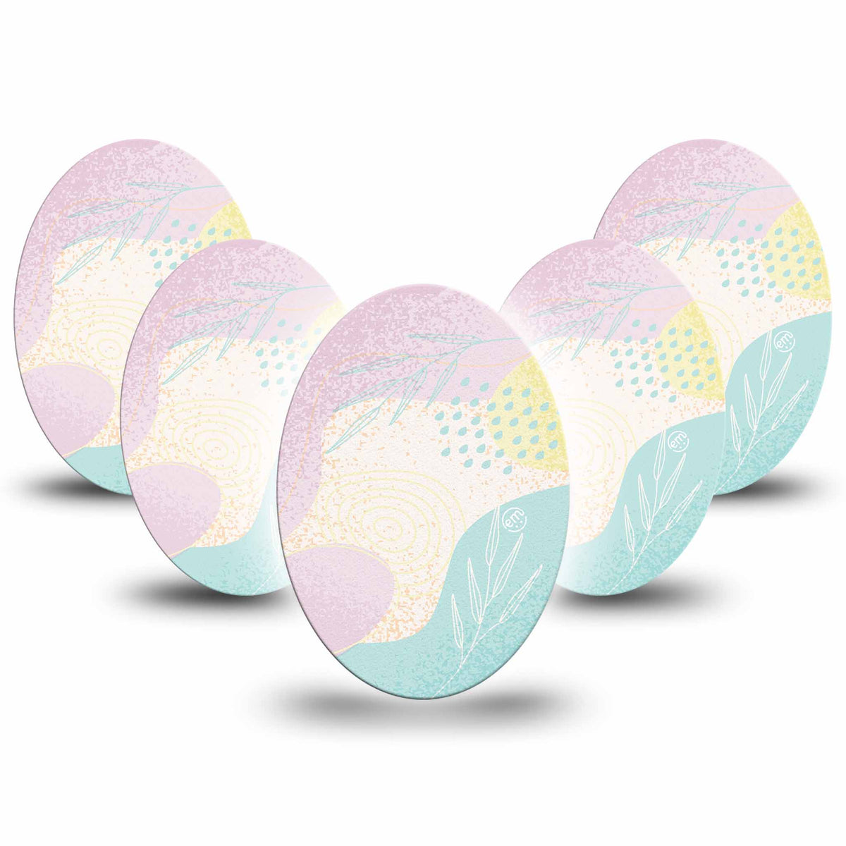 ExpressionMed Modern Pastels Adhesive Patch Oval