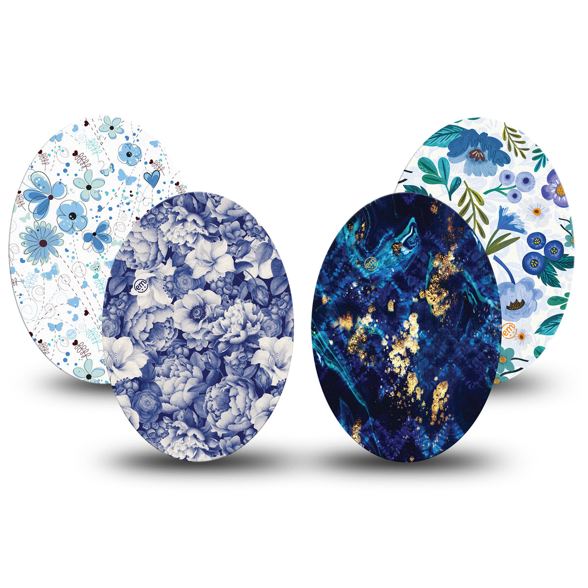 ExpressionMed Cerulean Dream Variety 4 Patch Pack Oval