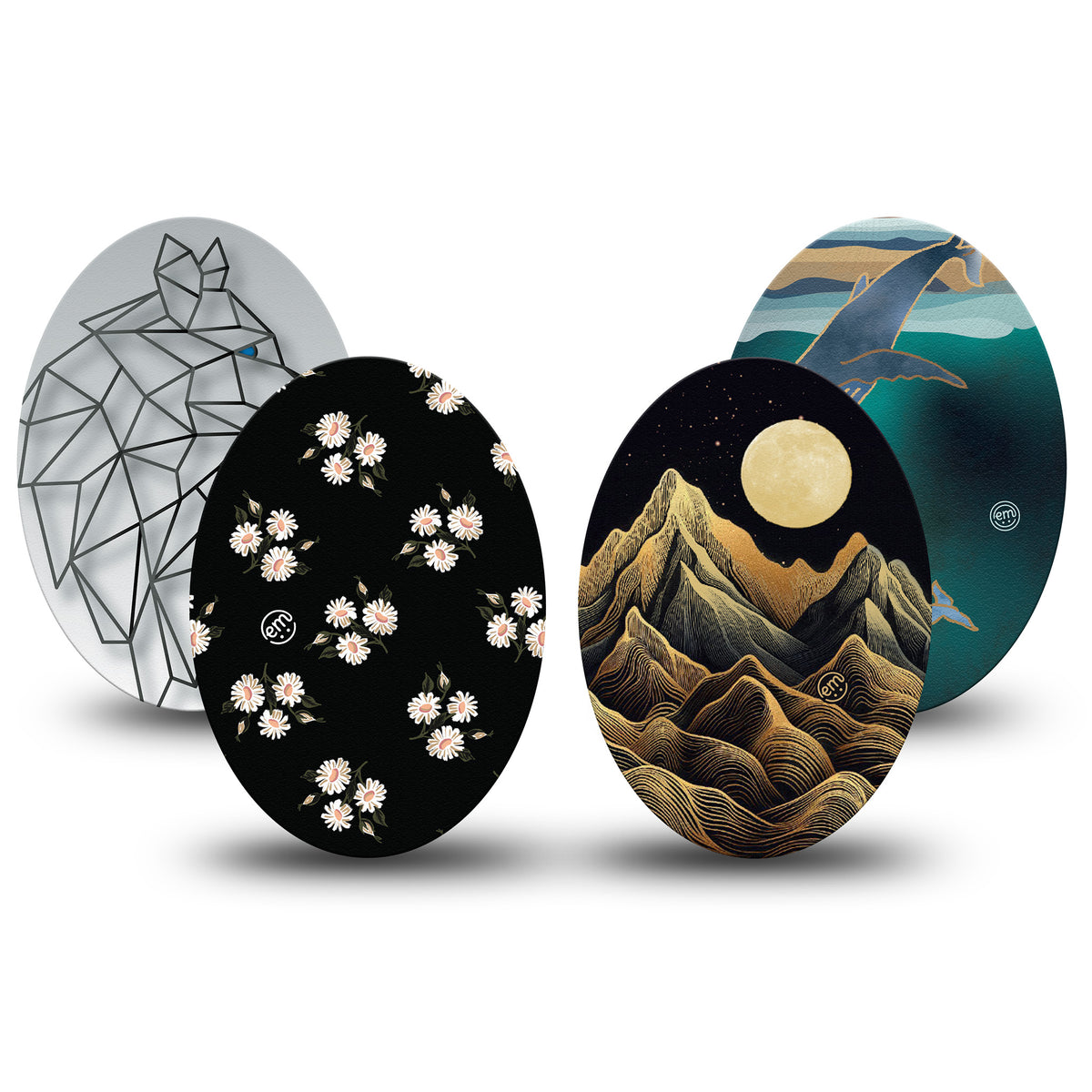 ExpressionMed Wild & Wonder Variety 4 Patch Pack Oval