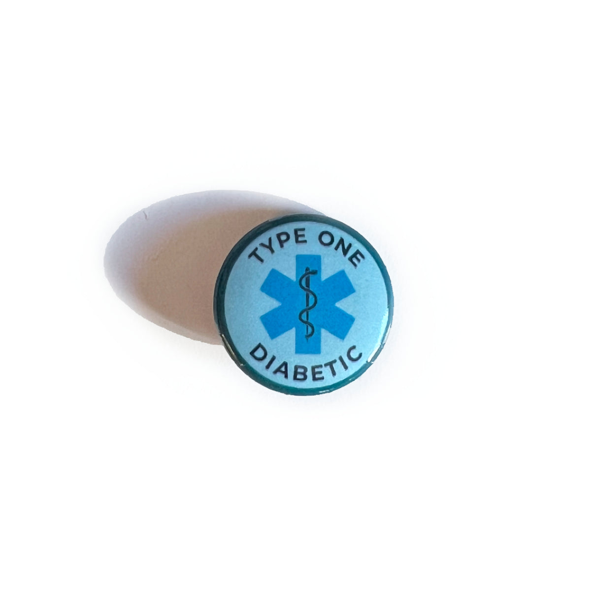 ETC Type One Diabetic Blue Medical Alert Badge